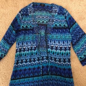 Coverup embellishments tunic
